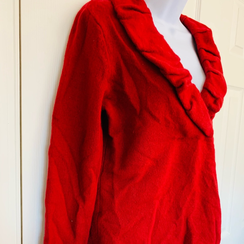 Shawl-Collar Wool-Blend Sweater